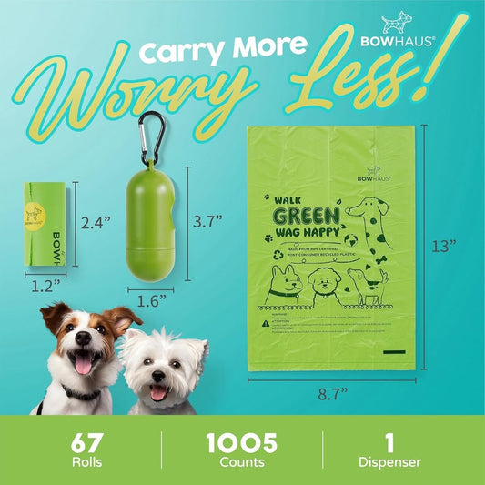 LUXURY SCENTED DOG POOP BAGS WITH DISPENSER