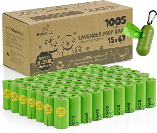 LUXURY SCENTED DOG POOP BAGS WITH DISPENSER